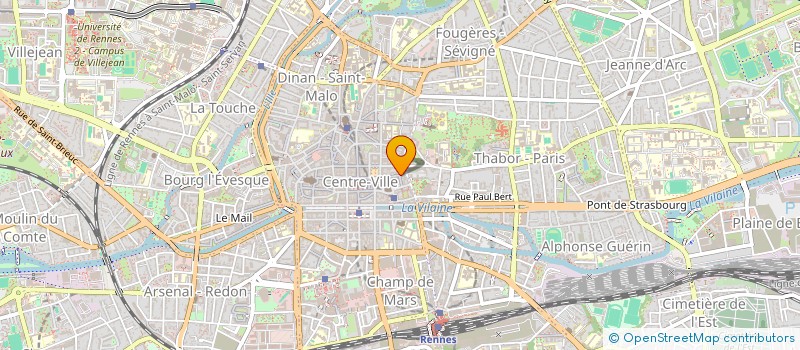 localisation de l'entreprise MADAME YANNICK LEGAL à RENNES