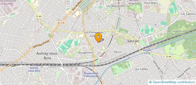localisation de l'entreprise MADAME YANNICK MAUDON à SEVRAN