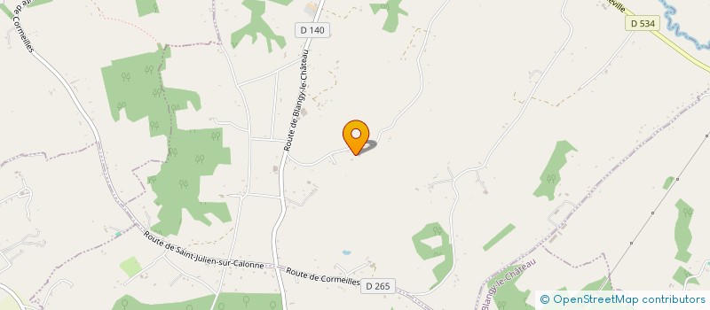 localisation de l'entreprise MADAME YANNICK MAUGER  LES AUTHIEUX-SUR-CALONNE