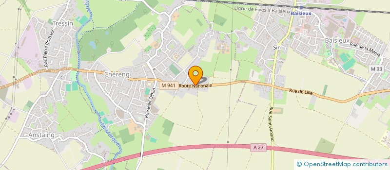 localisation de l'entreprise MADAME YANNICK MEERSSEMAN  CHERENG