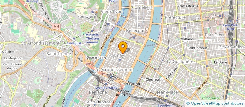 localisation de l'entreprise MADAME YANNICK PEYRET  LYON