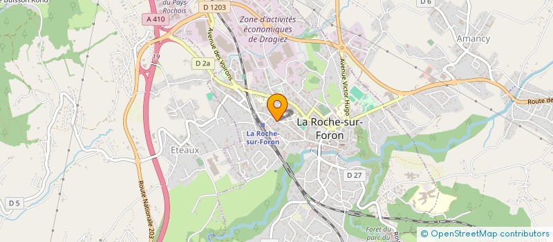 localisation de l'entreprise MADAME YANNICK TSELANY  LA ROCHE-SUR-FORON