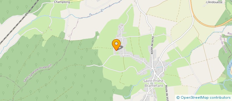 localisation de l'entreprise MADAME YANNICK TURPIN  SAINT-PRIEST-BRAMEFANT