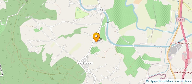 localisation de l'entreprise MADAME YANNIQUE BONNOT  LE PUY-SAINTE-REPARADE