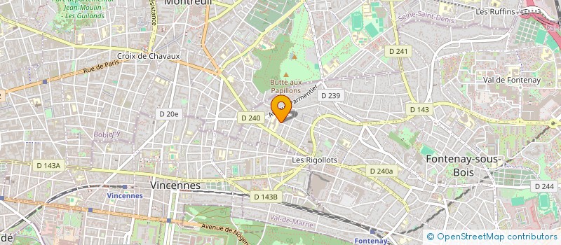 localisation de l'entreprise MADAME YANYUN ZHANG à FONTENAY-SOUS-BOIS