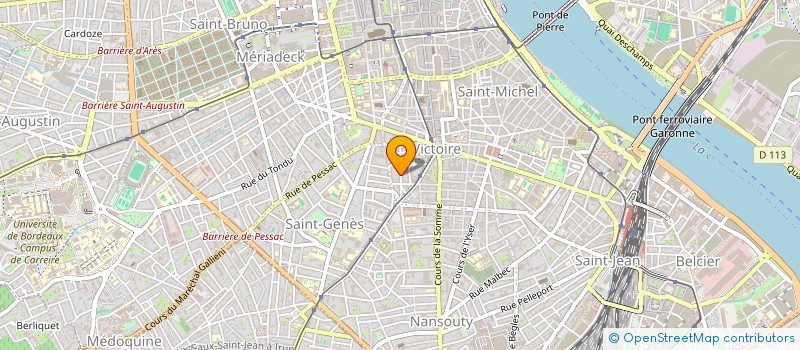 localisation de l'entreprise MADAME YARA NAJJAR  BORDEAUX