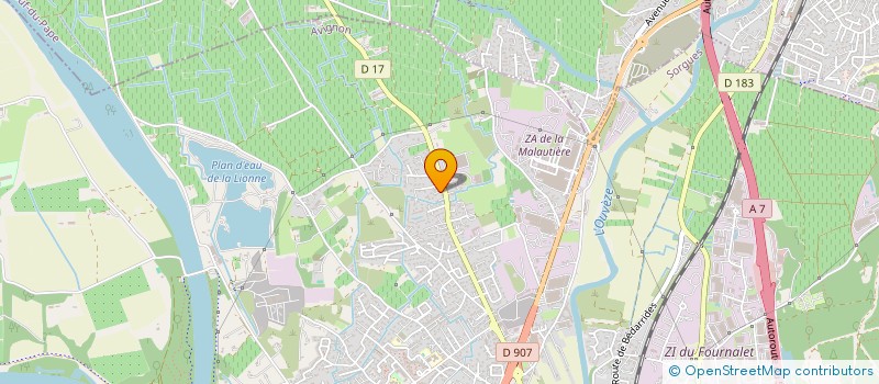 localisation de l'entreprise MADAME YAREN ARABACI  SORGUES