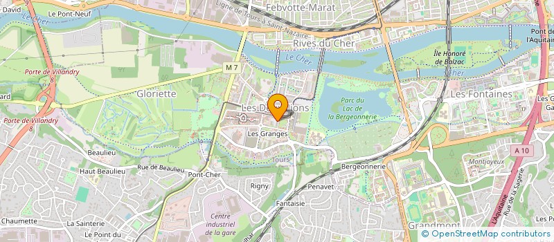 localisation de l'entreprise MADAME YARIE SYLLA  TOURS