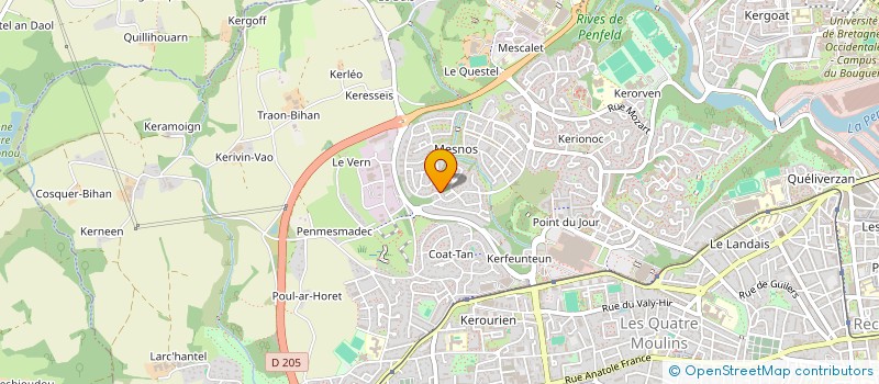 localisation de l'entreprise MADAME YAROSLAVA TESLENKO à BREST