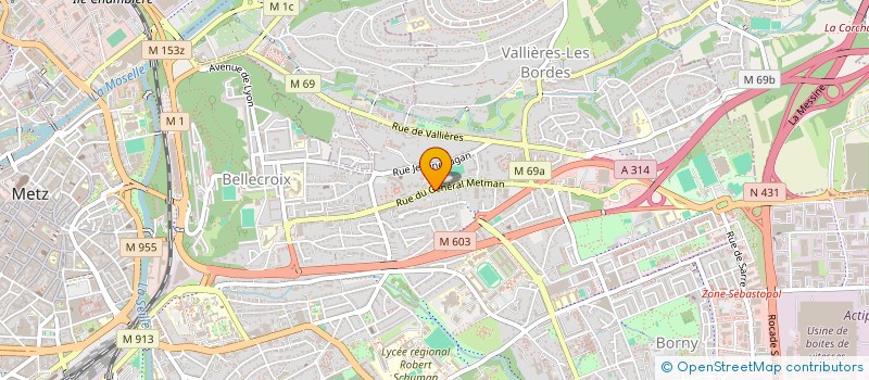 localisation de l'entreprise MADAME YARYNA TUN  METZ