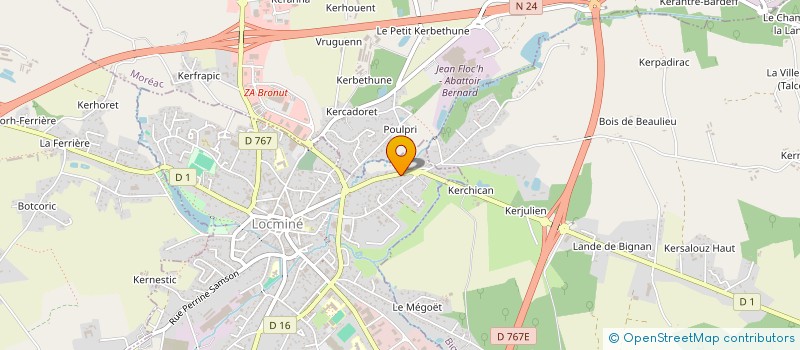 localisation de l'entreprise MADAME YASEMIN YIGIT  LOCMINE