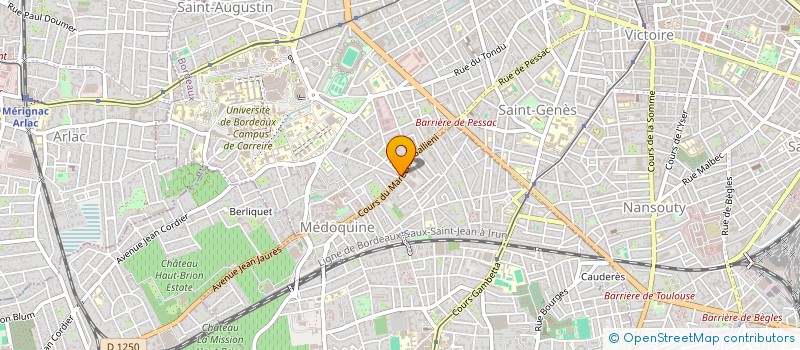 localisation de l'entreprise MADAME YASEMINE SAHIN  BORDEAUX