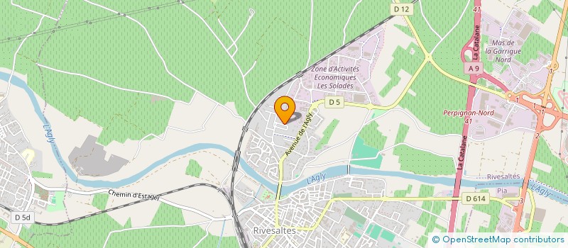 localisation de l'entreprise MADAME YASMA ARRAMI  RIVESALTES