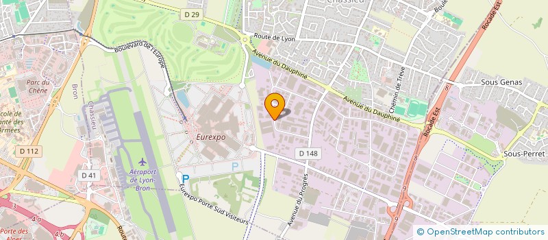 localisation de l'entreprise MADAME YASMEEN ZOUITER  CHASSIEU