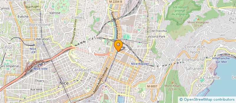 localisation de l'entreprise MADAME YASMIN ASADY à NICE