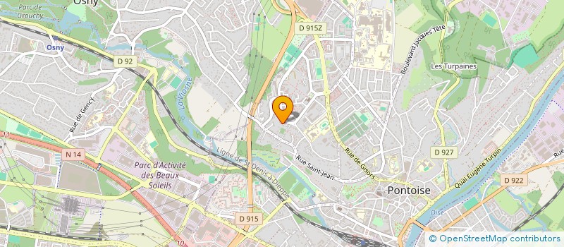 localisation de l'entreprise MADAME YASMIN FAKERE à PONTOISE