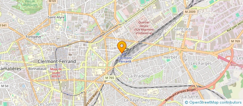 localisation de l'entreprise MADAME YASMIN JACOBI  CLERMONT-FERRAND