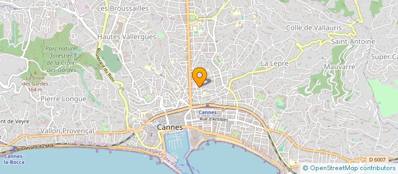 localisation de l'entreprise MADAME YASMIN JENSEN à CANNES