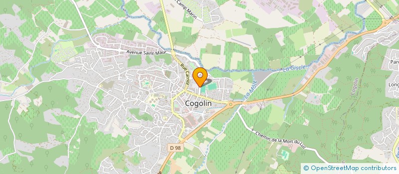 localisation de l'entreprise MADAME YASMIN MITCHELL  COGOLIN