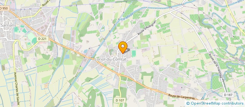 localisation de l'entreprise MADAME YASMINA ABIDA  LORIOL-DU-COMTAT