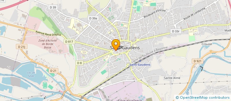 localisation de l'entreprise MADAME YASMINA AGOURRAM  SAINT-GAUDENS