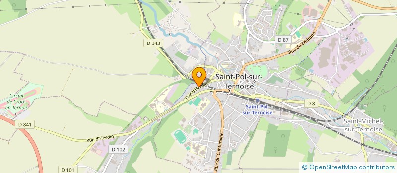 localisation de l'entreprise MADAME YASMINA AIDOUDI  SAINT-POL-SUR-TERNOISE