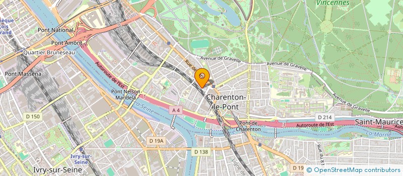 localisation de l'entreprise MADAME YASMINA AMOKRANE  CHARENTON-LE-PONT