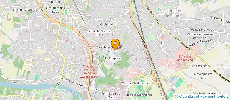 localisation de l'entreprise MADAME YASMINA ANANAZ à ORLEANS