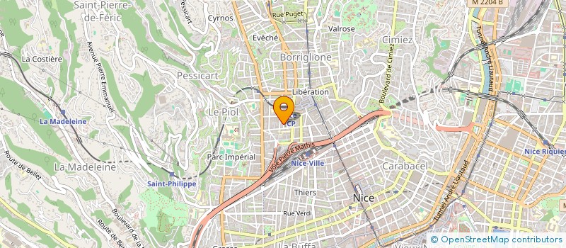 localisation de l'entreprise MADAME YASMINA BACCOUCHE à NICE