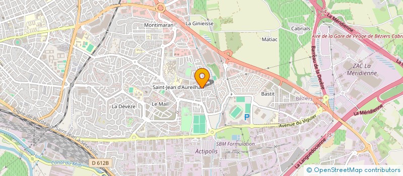 localisation de l'entreprise MADAME YASMINA BAROIGUI  BEZIERS