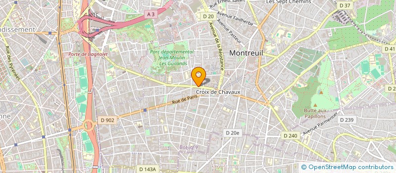 localisation de l'entreprise MADAME YASMINA BEN HASSEN à MONTREUIL