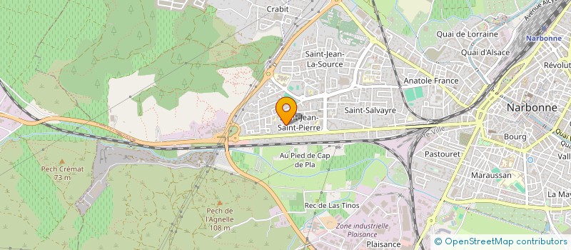 localisation de l'entreprise MADAME YASMINA BENAMAR à NARBONNE