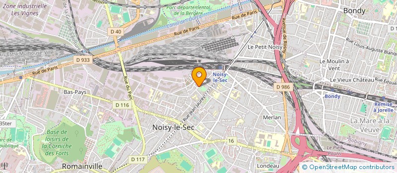 localisation de l'entreprise MADAME YASMINA BENMEZIANE à NOISY-LE-SEC
