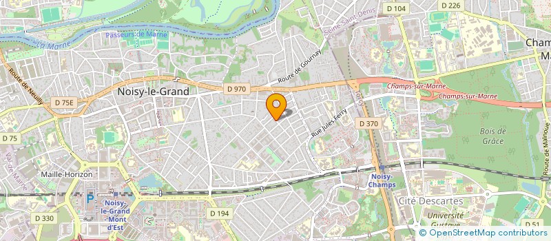 localisation de l'entreprise MADAME YASMINA BENNACER à NOISY-LE-GRAND