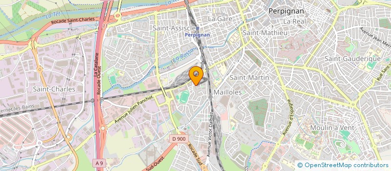 localisation de l'entreprise MADAME YASMINA BERROUA  PERPIGNAN