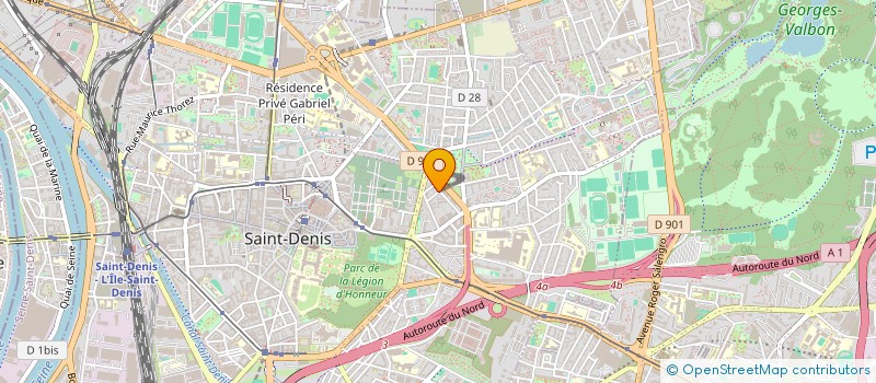 localisation de l'entreprise MADAME YASMINA BOUCHENAFA à SAINT-DENIS
