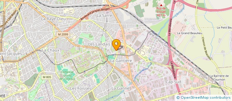 localisation de l'entreprise MADAME YASMINA BOUNAAS  CLERMONT-FERRAND