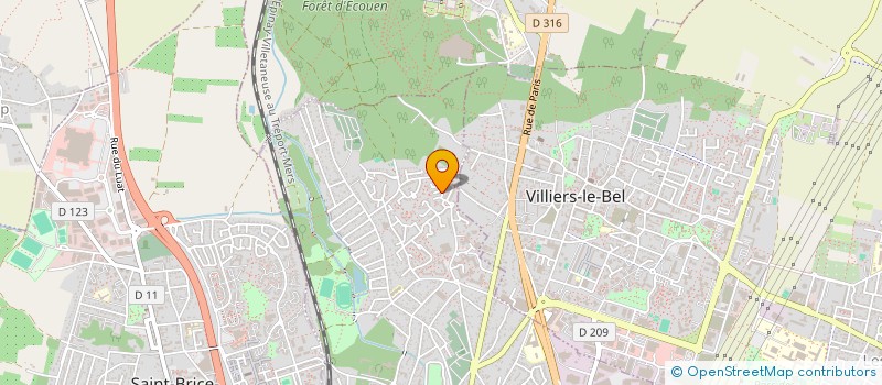 localisation de l'entreprise MADAME YASMINA BRAK à SARCELLES