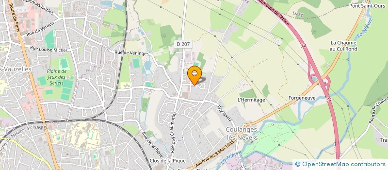 localisation de l'entreprise MADAME YASMINA BROUG  COULANGES-LES-NEVERS