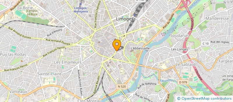 localisation de l'entreprise MADAME YASMINA BRULL GONZALEZ à LIMOGES