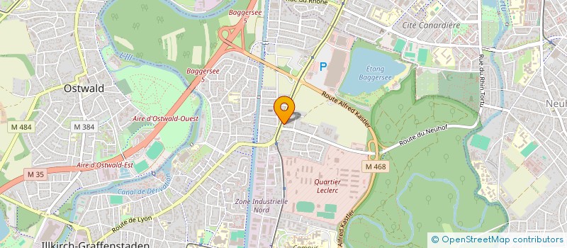 localisation de l'entreprise MADAME YASMINA CALDARUTA  ILLKIRCH-GRAFFENSTADEN