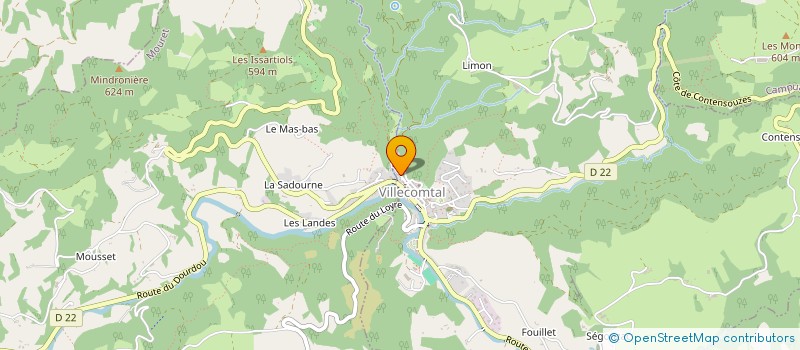 localisation de l'entreprise MADAME YASMINA CARLIER  VILLECOMTAL