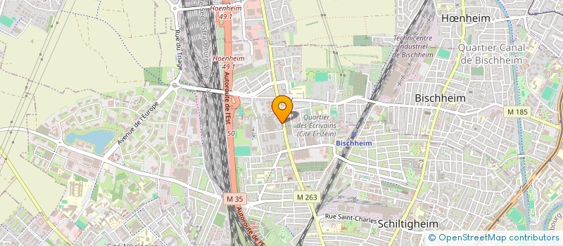 localisation de l'entreprise MADAME YASMINA CHAABNA  SCHILTIGHEIM