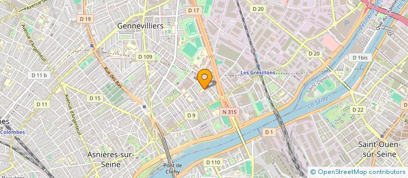localisation de l'entreprise MADAME YASMINA CHAMCHAOUI à GENNEVILLIERS