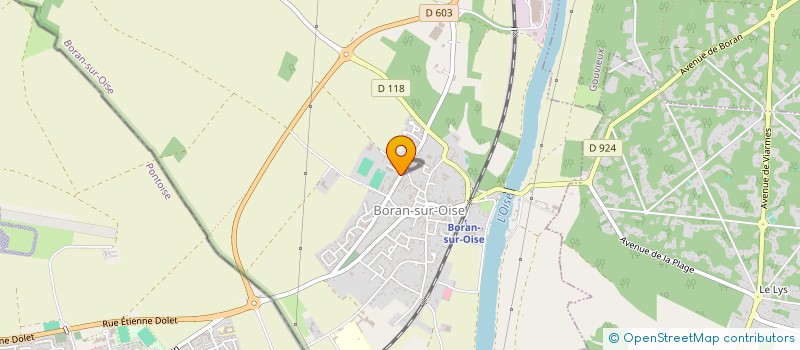 localisation de l'entreprise MADAME YASMINA CRESPIN  BORAN-SUR-OISE