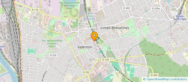 localisation de l'entreprise MADAME YASMINA CRINIERE à VALENTON