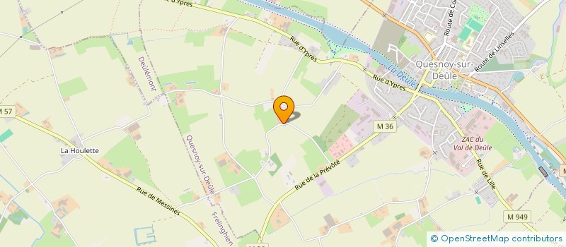 localisation de l'entreprise MADAME YASMINA DAHMANI à QUESNOY-SUR-DEULE