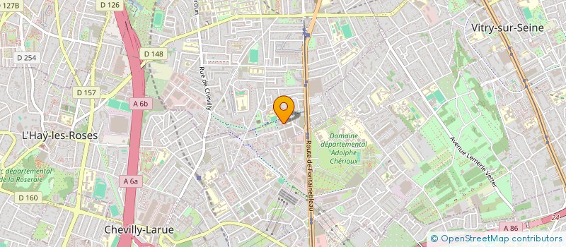 localisation de l'entreprise MADAME YASMINA DEROUECHE  L'HAY-LES-ROSES