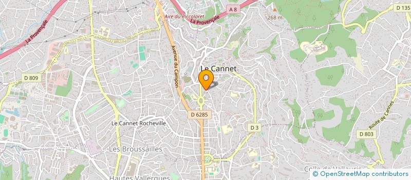 localisation de l'entreprise MADAME YASMINA DIB à LE CANNET