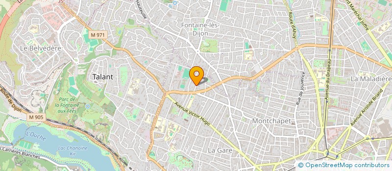 localisation de l'entreprise MADAME YASMINA DIOURI  DIJON